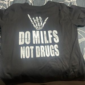 Black front logo on back